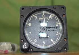 Высотомер барометрический ВБМ-1, № 1225034