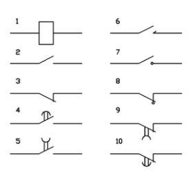 Реле электрическое с размыкающим контактом схема